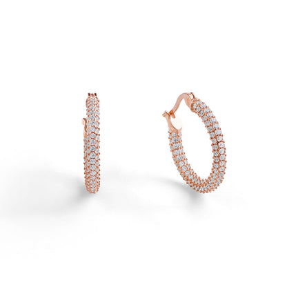 Bauble rounded hoops