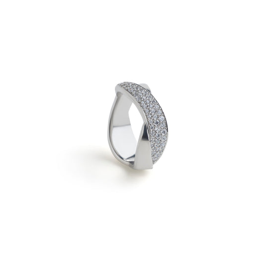 Studded Overlap Ring