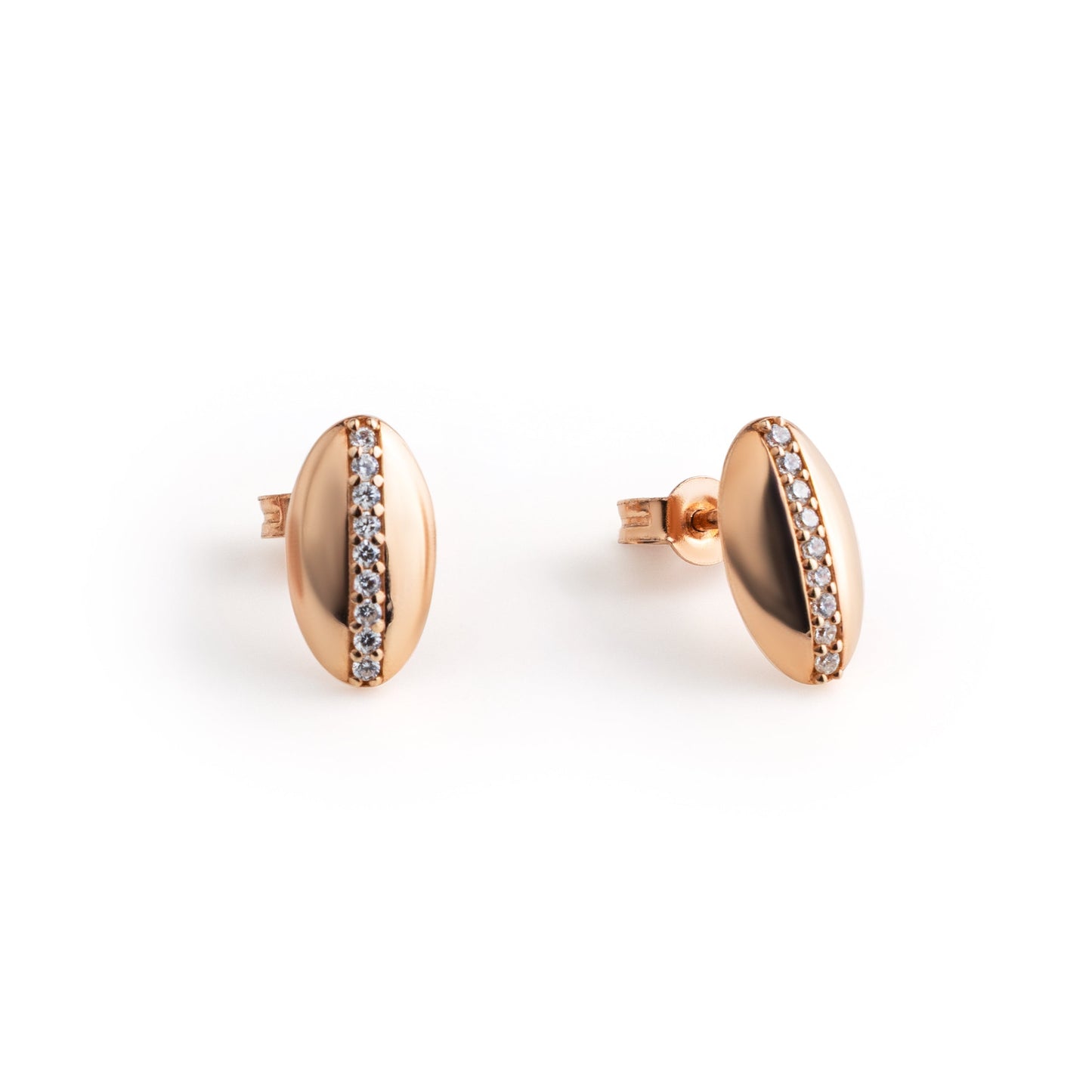 Ovoid Zircon studs