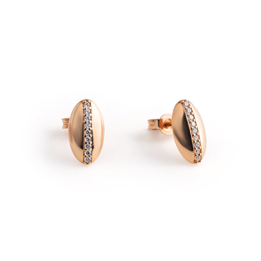Ovoid Zircon studs