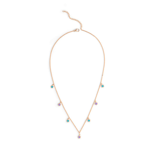 Aster Enamel Necklace