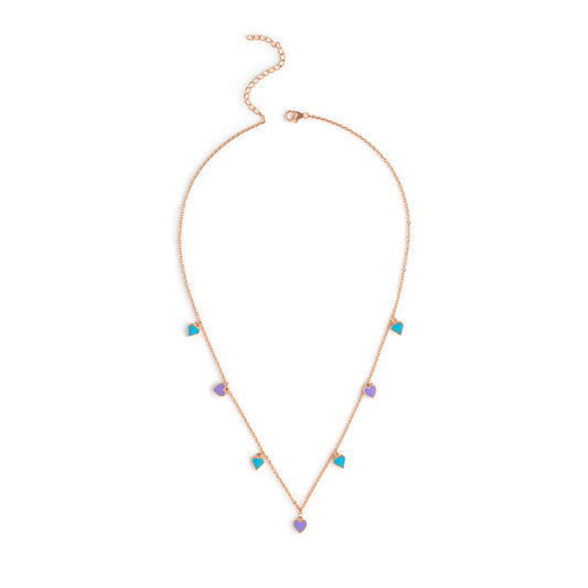 Heart Enamel Necklace