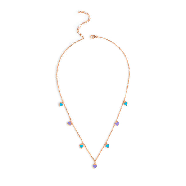 Heart Enamel Necklace