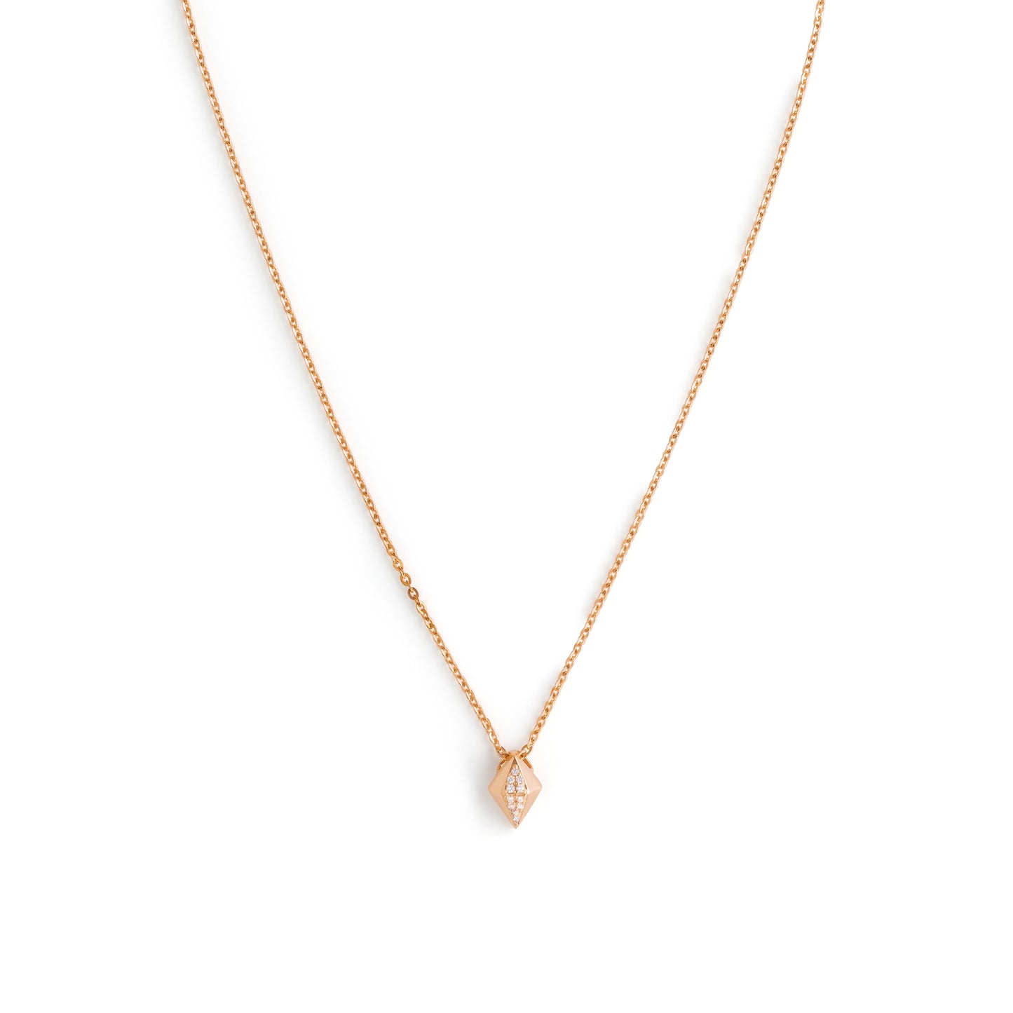 Domed Kite Pendant Necklace