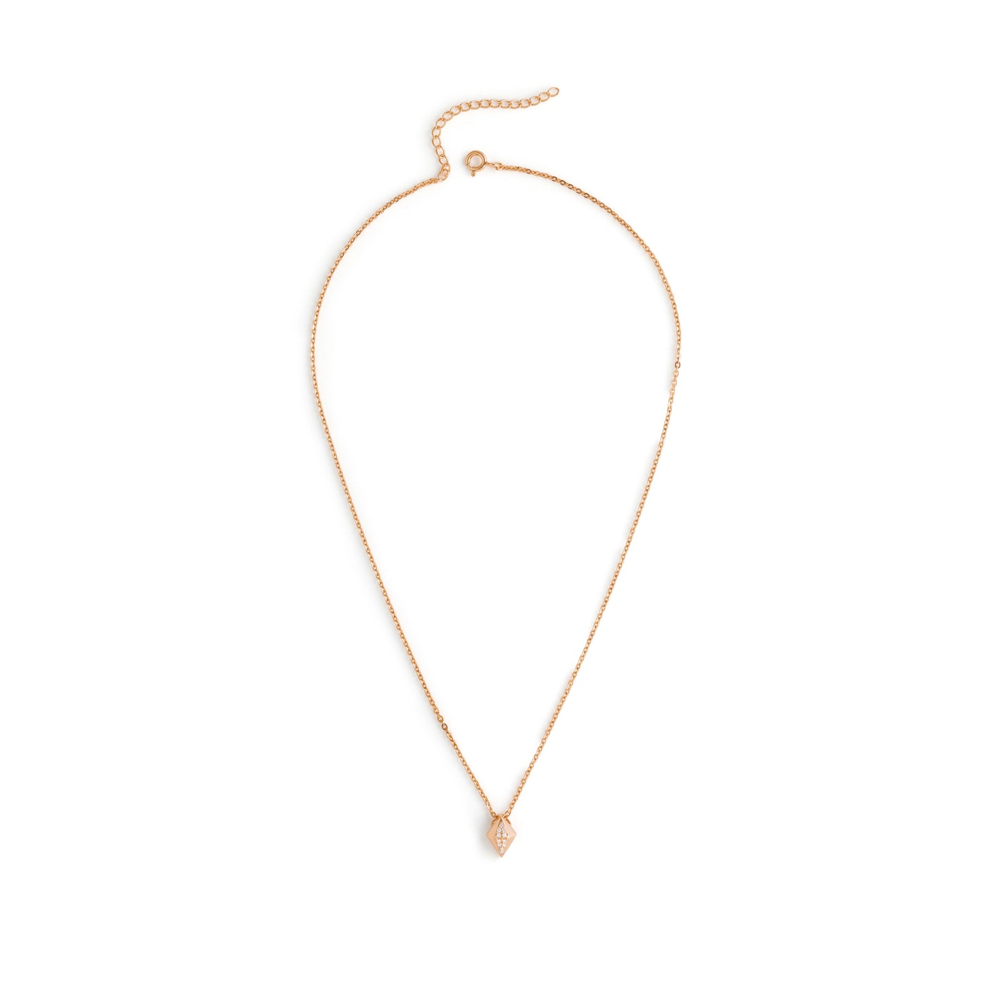 Domed Kite Pendant Necklace
