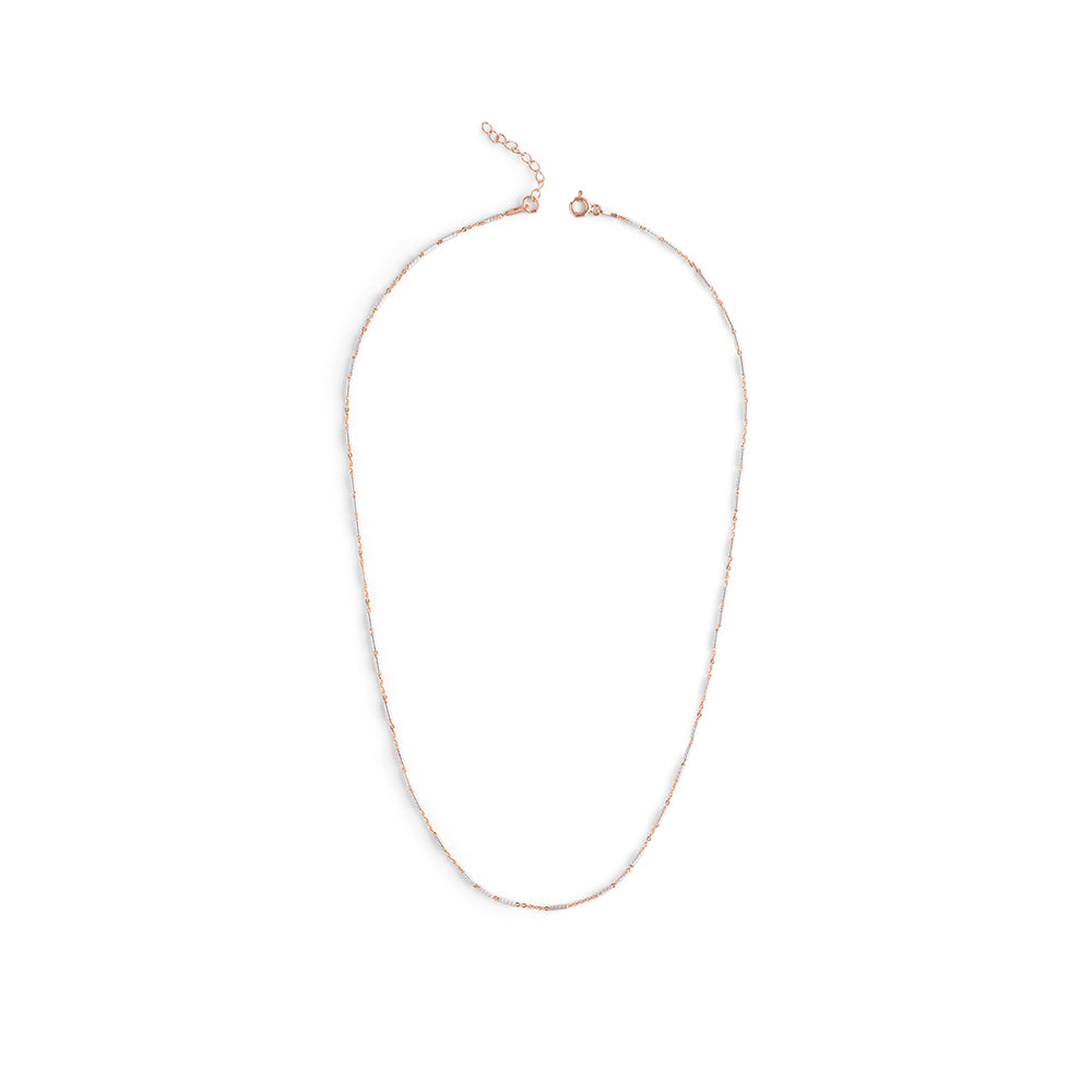Twisted Tube Dual Tone Chain