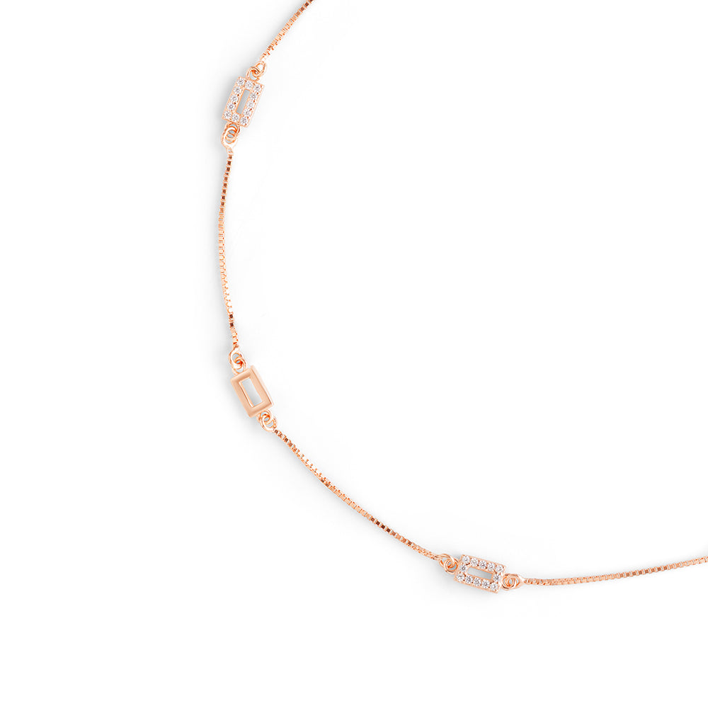 Rectangle Station Anklet