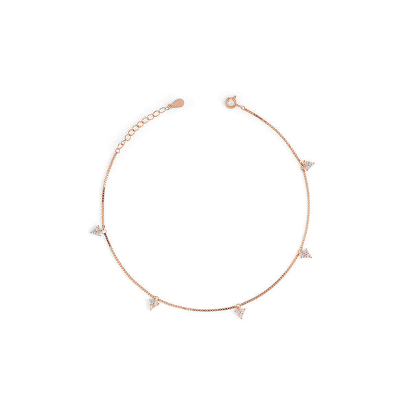 Triangle Drop Anklet