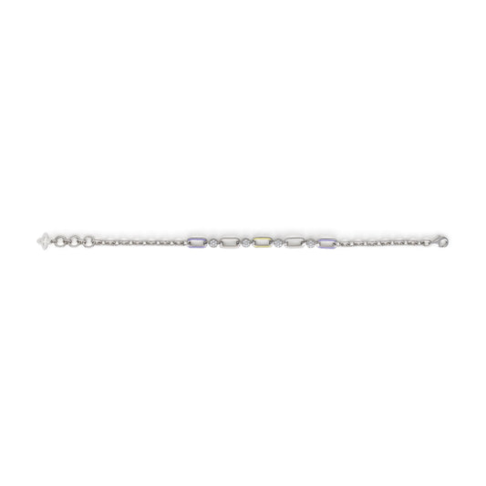 Enamel Link Bracelet