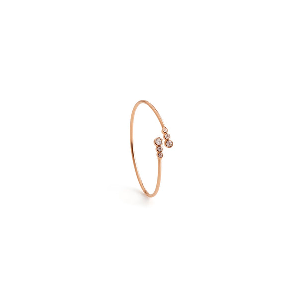 Three Stone Front Open Cuff
