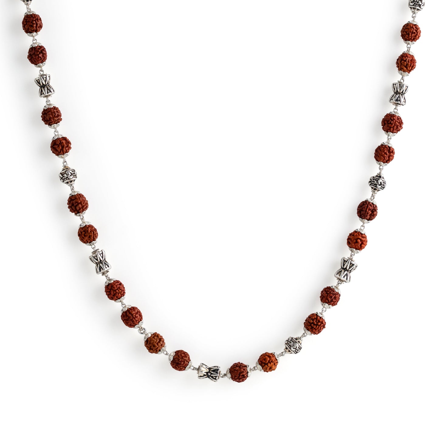 Rudraksh with Damaru Necklace