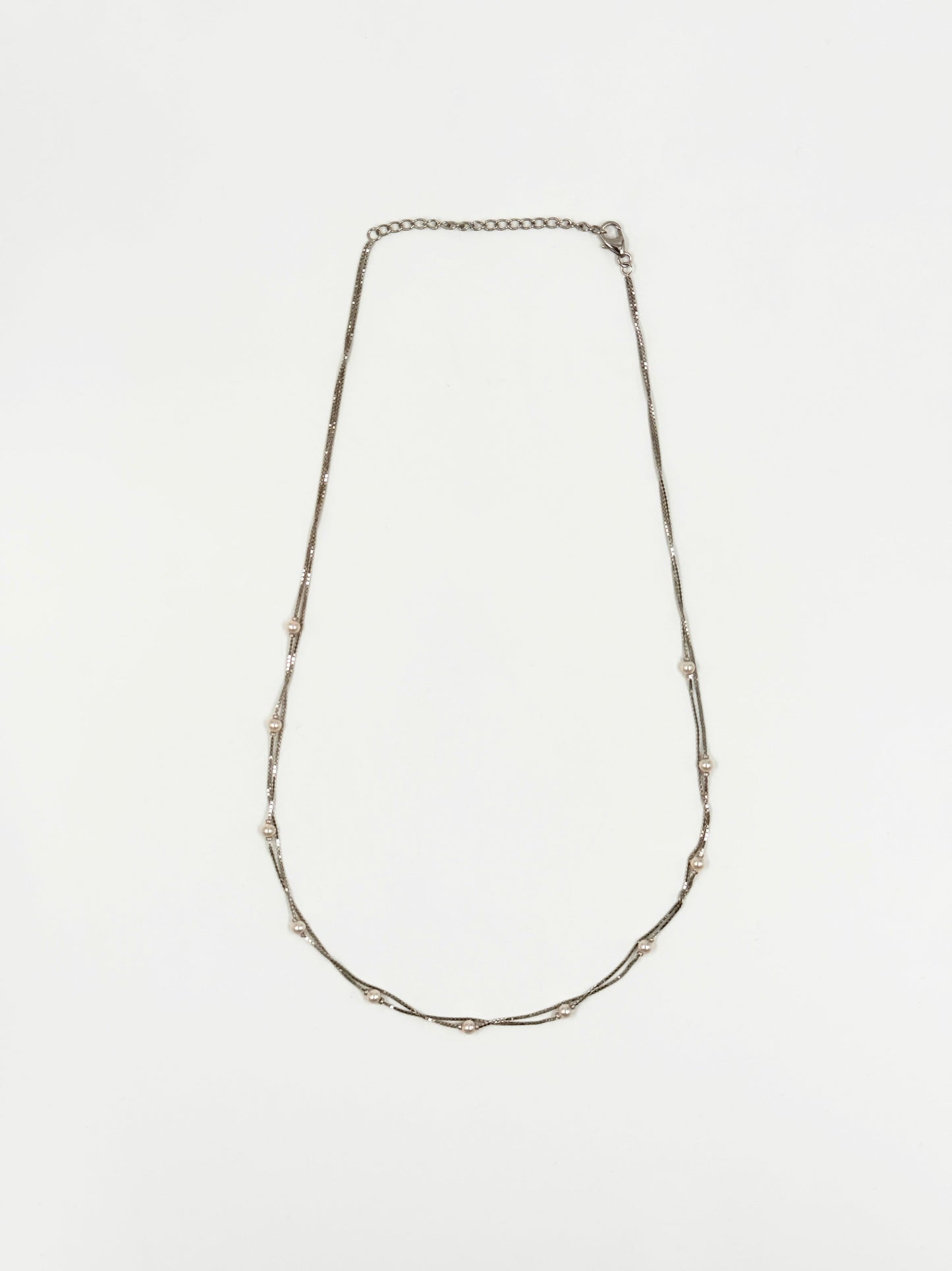 Two-line Pearl Necklace