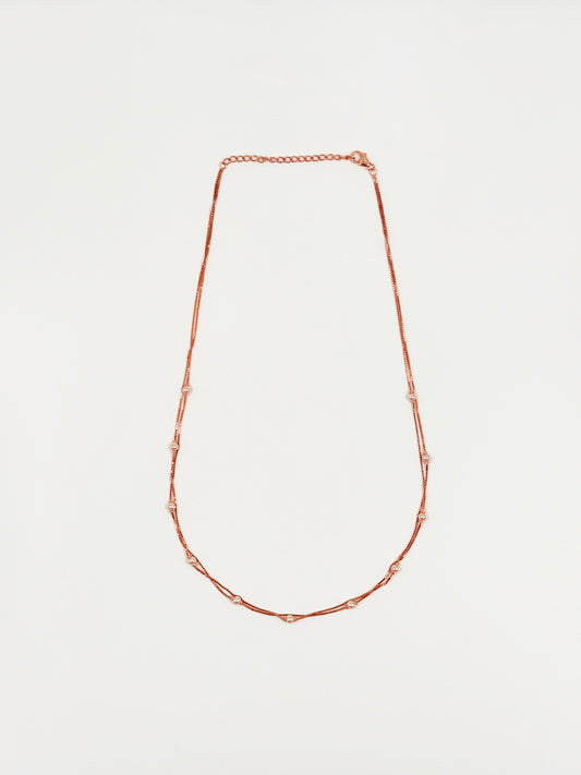Two-line Pearl Necklace
